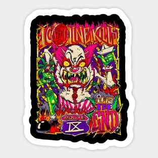 Ice Music Nine Band Kills  – world tour Sticker